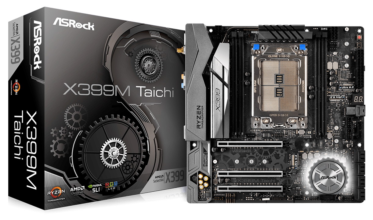 T*X様 CPU・マザーボード　セット Threadripper対応MicroATXマザーボード「ASRock X399M Taichi」の製品