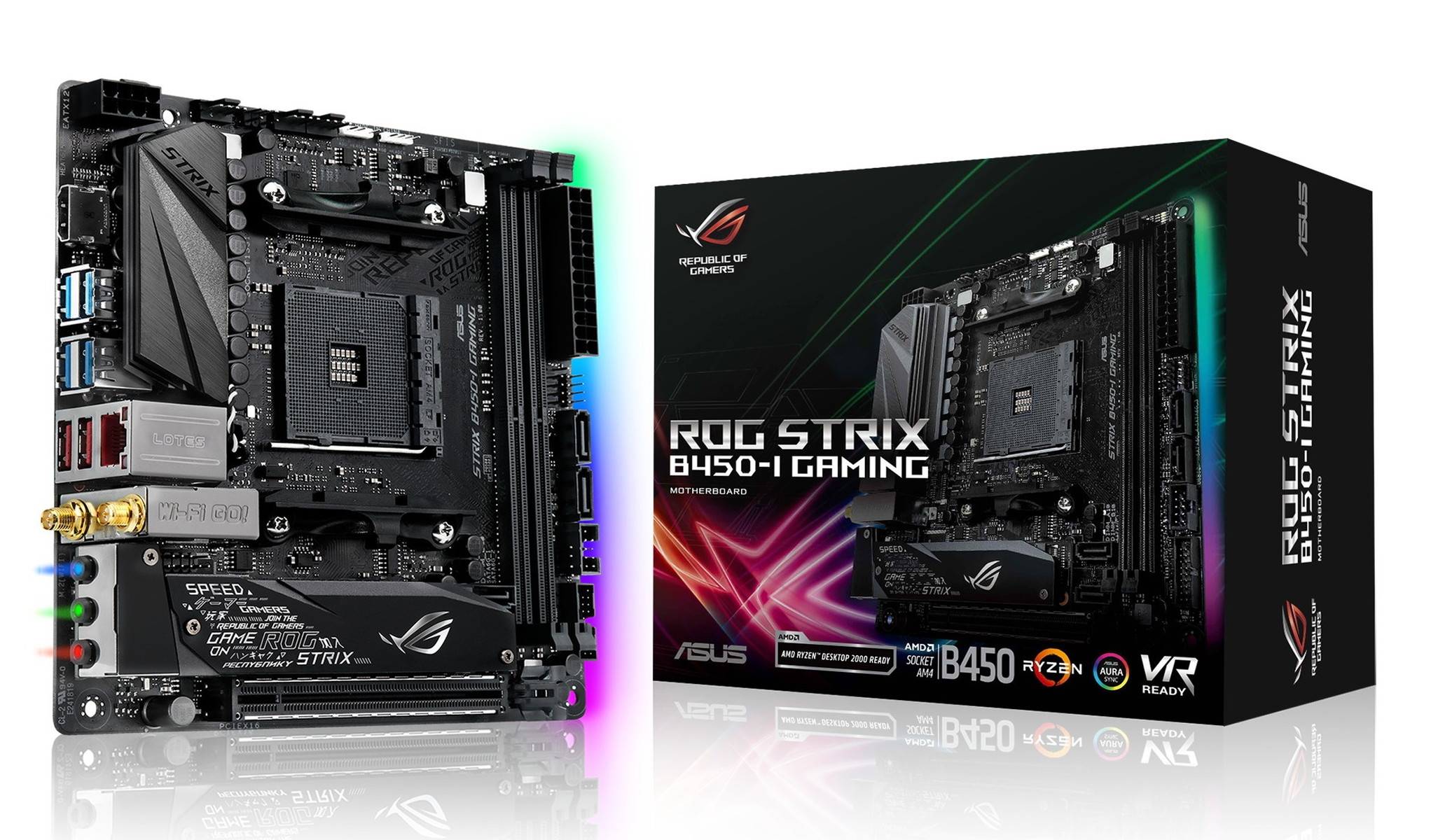 HDMI2.0対応Mini-ITXサイズAM4マザーボード「ASUS ROG STRIX