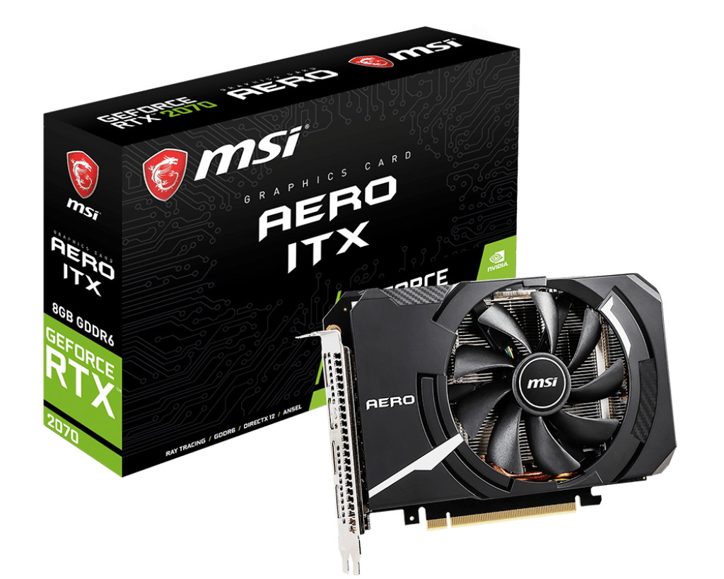 MSIからITX対応RTX 2070グラフィックボード「MSI GeForce RTX 2070