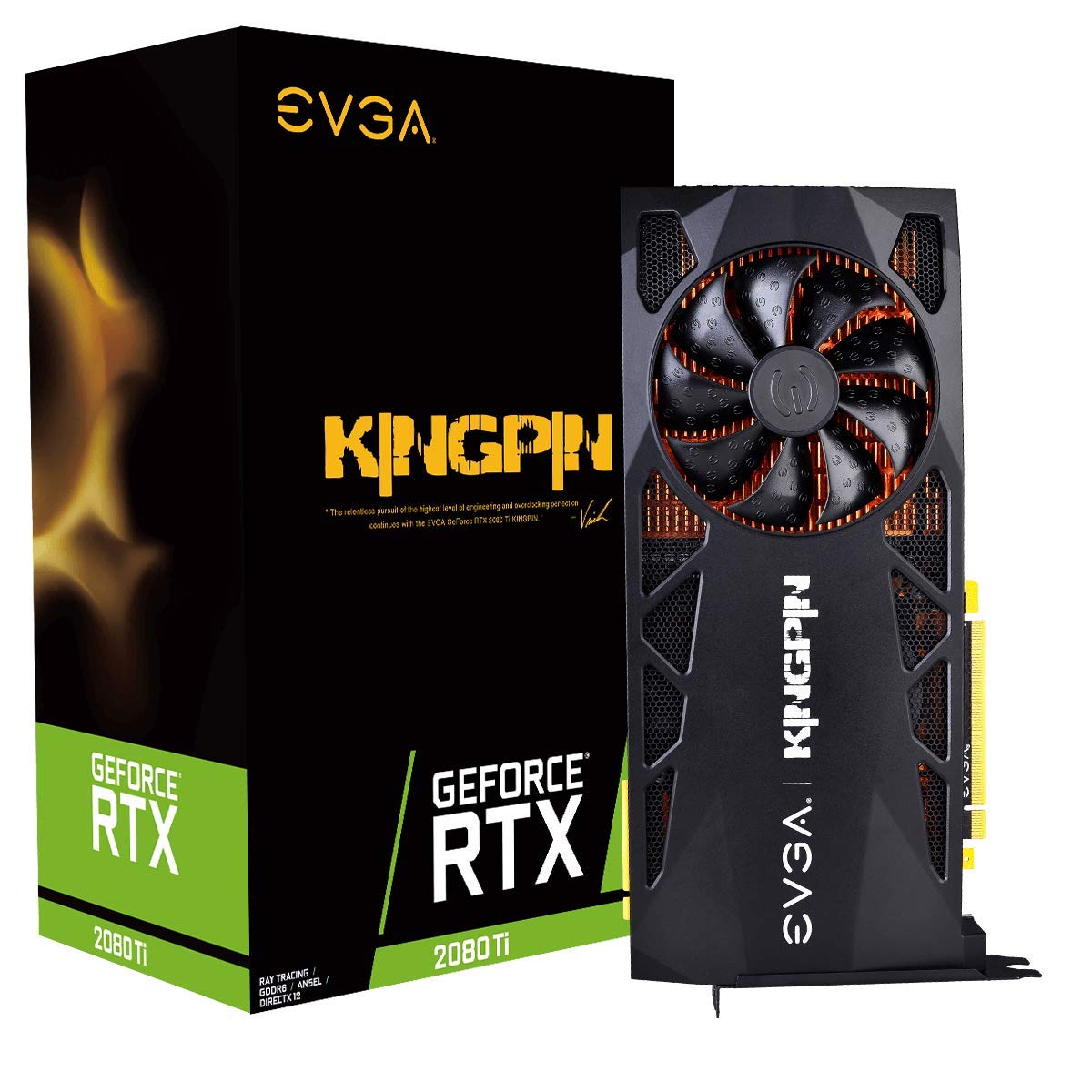 EVGA RTX2080ti K|NGP|N 水冷GPU KINGPIN EVGA GeForce RTX 2080 Ti K|NGP|N Gaming」が米尼で販売開始 | 自作と