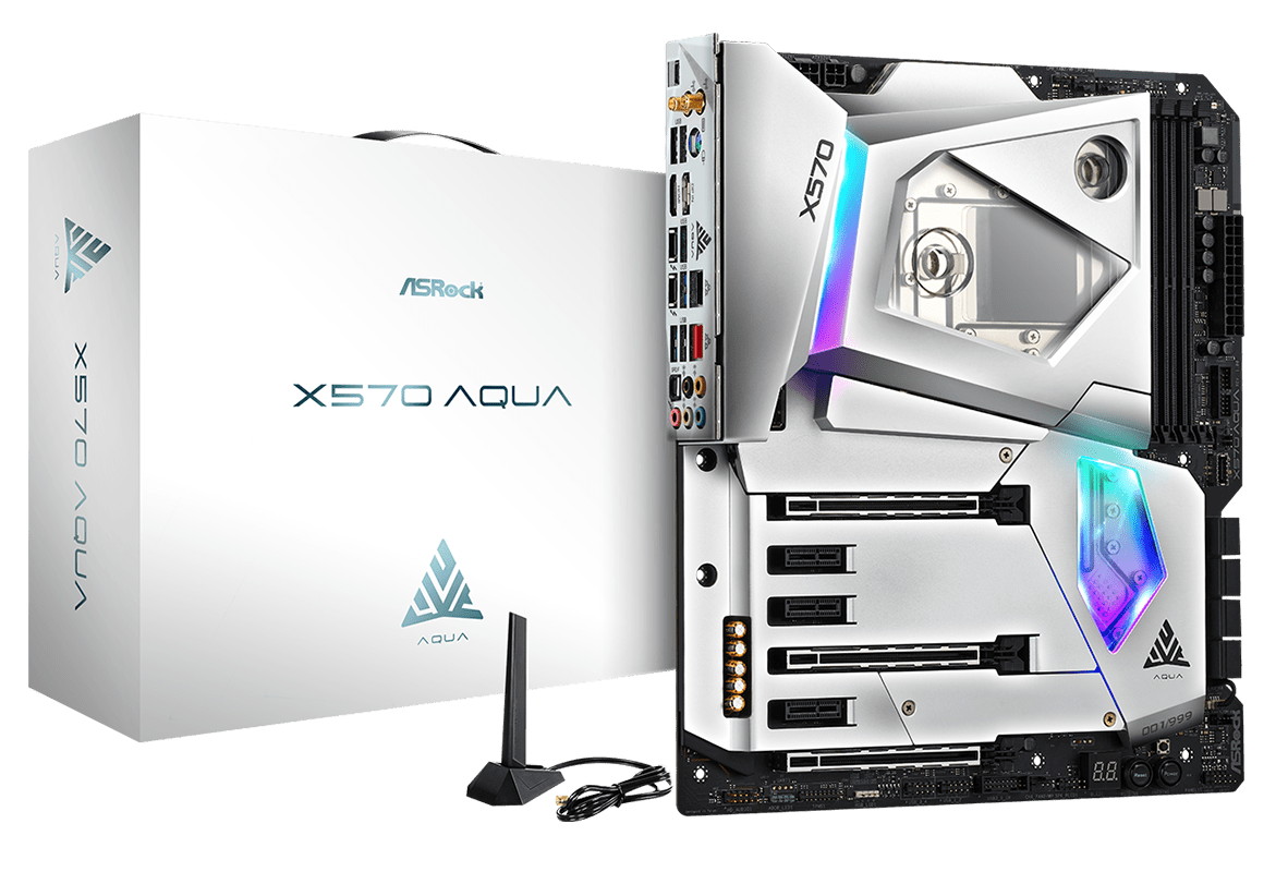 999台限定フラッグシップ「ASRock X570 AQUA」が9月28日発売 | 自作と