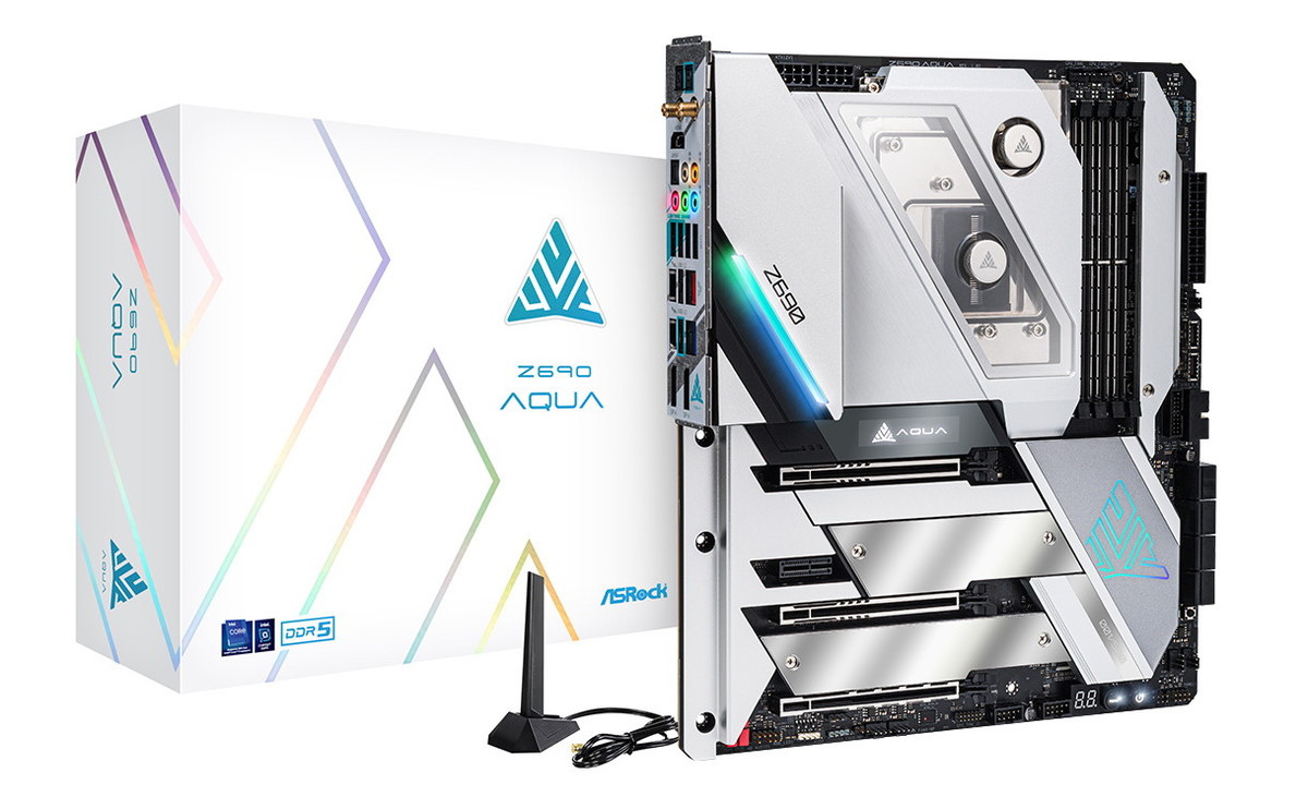 ASRock Z690 AQUA」が登場。500台限定のOC特化モデルも | 自作と