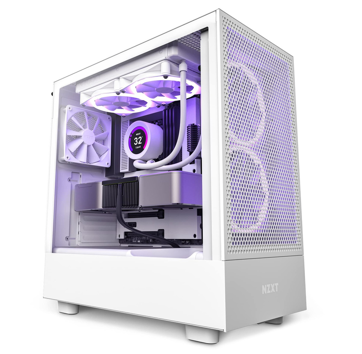 PCケース(自作PC用) NZXT H5 flow グラボ用ファンダクト搭載「NZXT H5 Flow」が発売。フロント