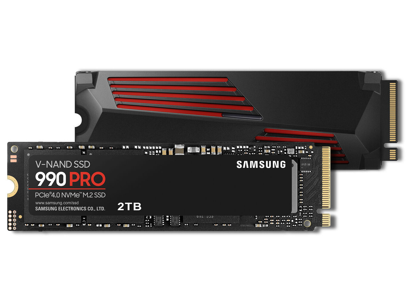 新品未使用Samsung 990 PRO 4TB SSD ヒートシンク付き ELDEN RING』コラボ収納ボックス付 Samsung 990 PROヒートシンク