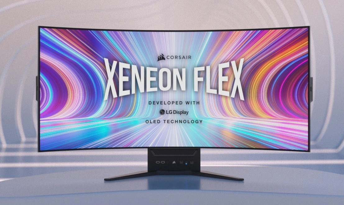 CORSAIR XENEON FLEX 45WQHD240」が発売。可変湾曲な240Hzの有機