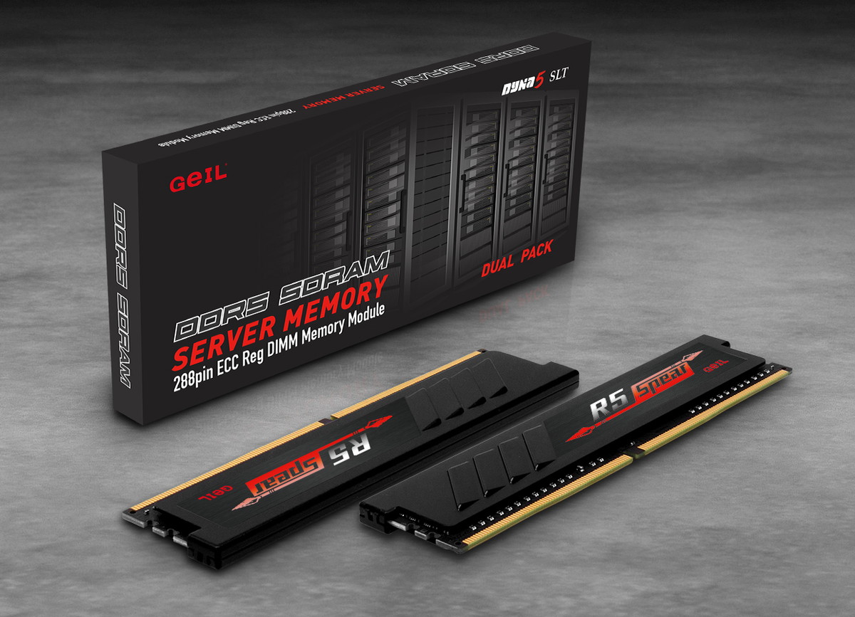 ヒートシンク付きDDR5 R-DIMM「GeIL Spear R5」が登場 | 自作とゲーム