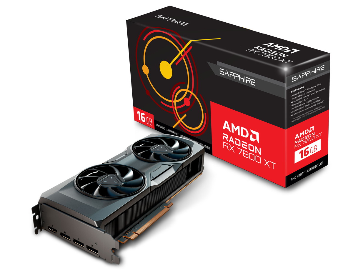 SAPPHIRE PURE Radeon 7800xtとARGBスリーブセット Amazon | Sapphire Pure AMD Radeon RX 7800 XT Gaming OC 16GB