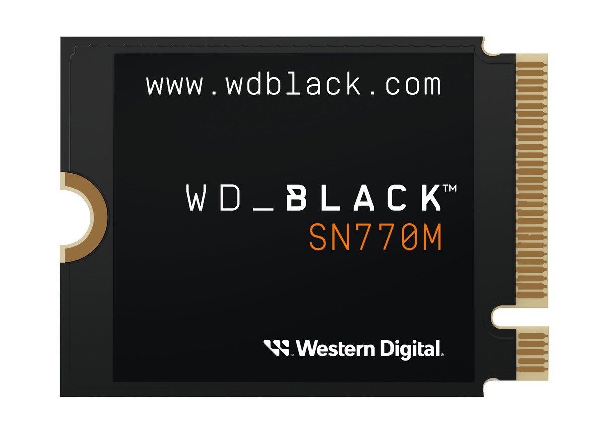 WD_BLACK SN770M」が発売。M.2 2230サイズでROG AllyやSteam Deckに 
