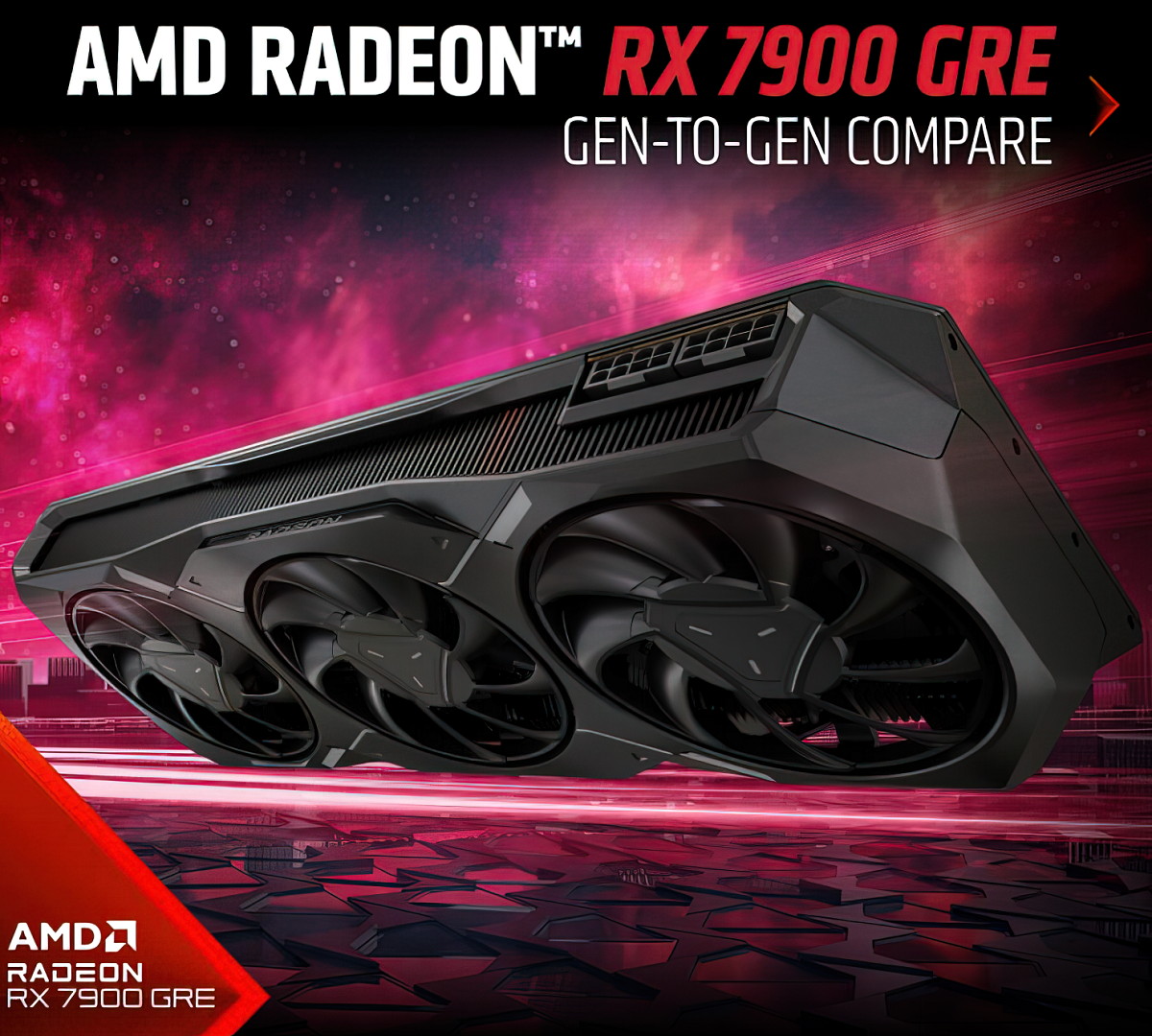 Radeon RX 7900 GRE」が登場。649ドルでRX6800XTより10～20％高速に