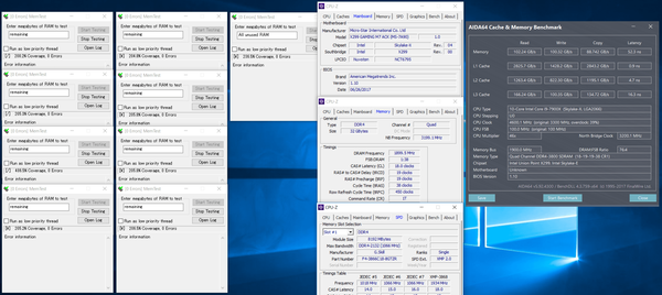 MSI X299 GAMING M7 ACK_OC_test_mememory