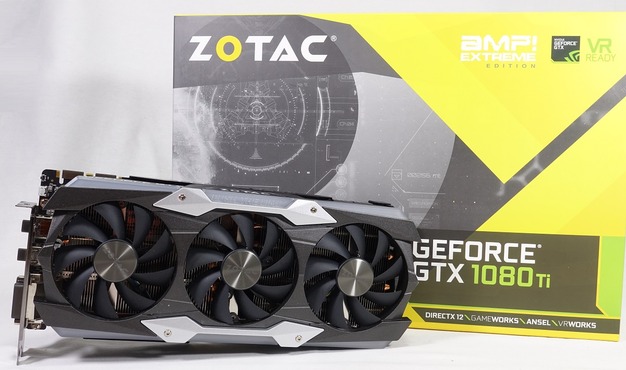 定格2GHz越え超弩級グラボ「ZOTAC GTX 1080 Ti AMP Extreme」をレビュー
