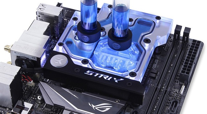 EK-FB ASUS Z270I Strix RGB Monoblock - Nickel (7)