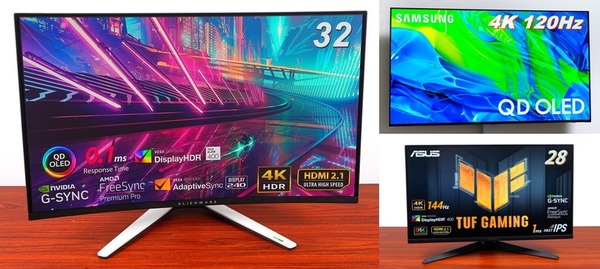 4K・120Hz+対応ゲーミングモニタのレビュー記事一覧へ