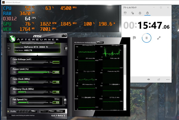 MSI GeForce RTX 3060 Ti TWIN FAN OC_stress_manual