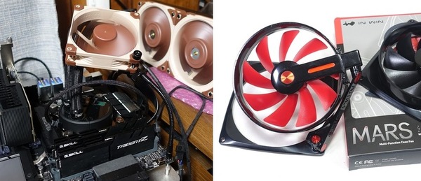 マザーボードVRM電源クーラー
