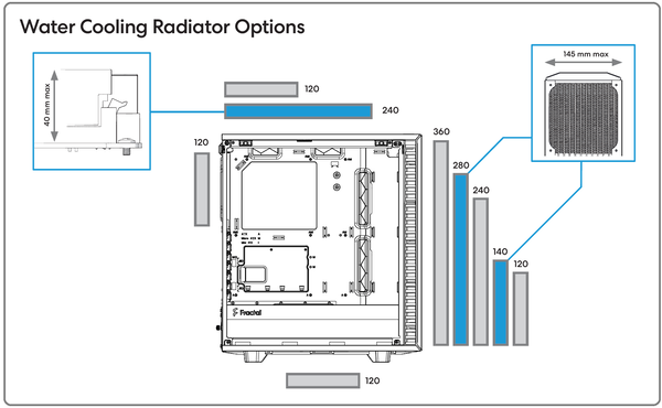 Fractal Design Define 7 Compact_radiator