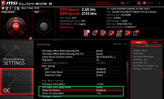 MSI X299 XPOWER GAMING AC_BIOS_OC_10