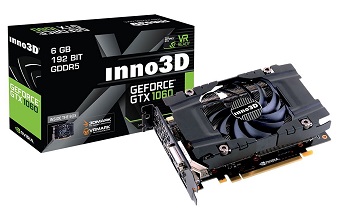 INNO3D NVIDIA GeForce1060 GPU搭載ビデオカード N1060-2DDN-N5GN