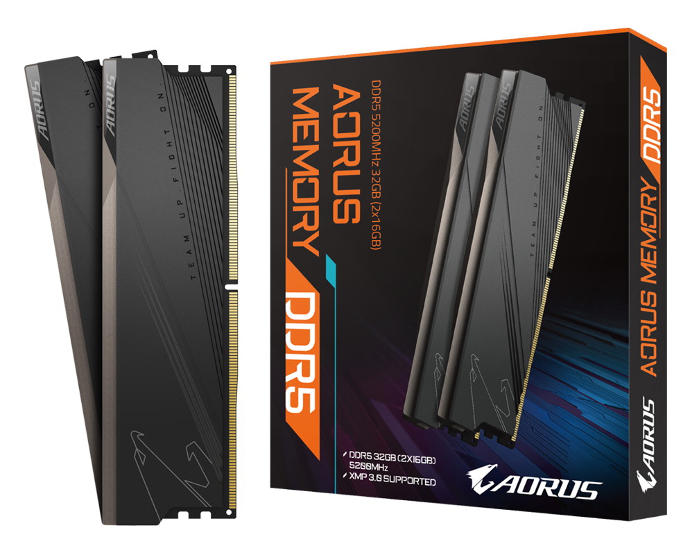 GIGABYTE AORUS Memory DDR5_package