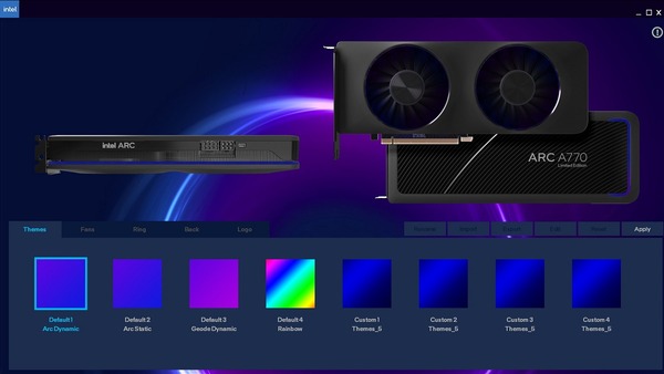 Intel Arc RGB Controller