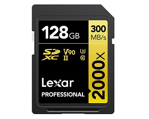 Lexar Professional 2000x SDXCカード UHS-II 128GB