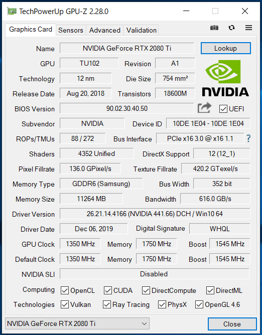 GALLERIA AXZ_RTX 2080 Ti_GPU-Z (1)