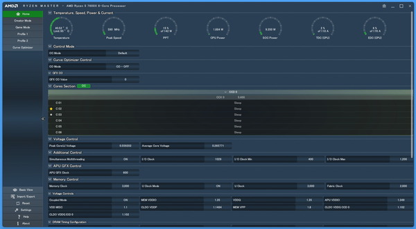 AMD Ryzen 5 7600X_Ryzen Master