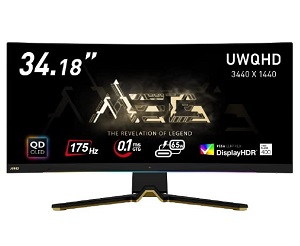 MSI MEG 342C QD-OLED (3440x1444/175Hz/量子ドット有機EL)