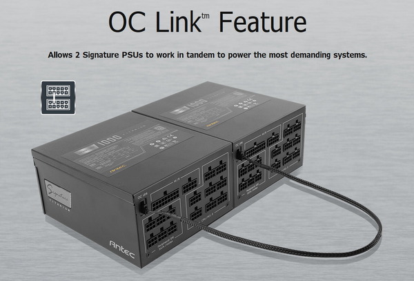 Antec Signature 1000 Titanium_OC Link