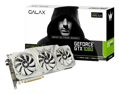 GALAX 『Hall of Fame』シリーズ GeForce GTX 1080 HOF ハイエンド・グラフィックボード(型番:GF PGTX1080/8GD5 HOF)