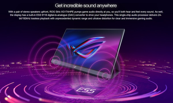 ASUS ROG Strix XG17AHPE_ESS DAC