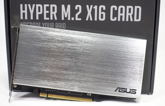 「ASUS HYPER M.2 X16 CARD」をレビュー