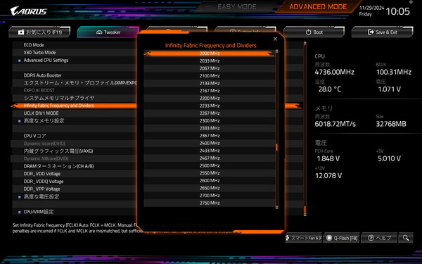 GIGABYTE X870E AORUS MASTER_BIOS_OC_33
