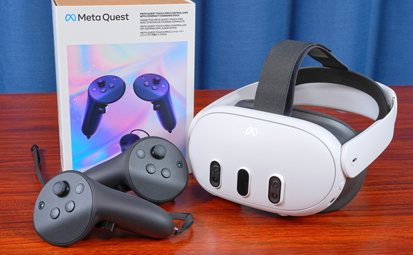 Meta Quest 3 and Touch Pro-Controller