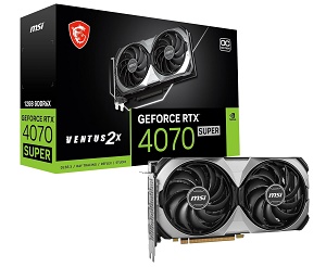 MSI GeForce RTX 4070 SUPER 12G VENTUS 2X OC