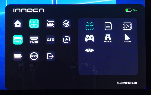 INNOCN PU15-PRE_OSD_mode