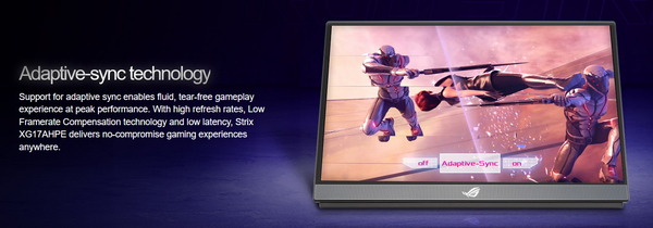 ASUS ROG Strix XG17AHPE_FreeSync