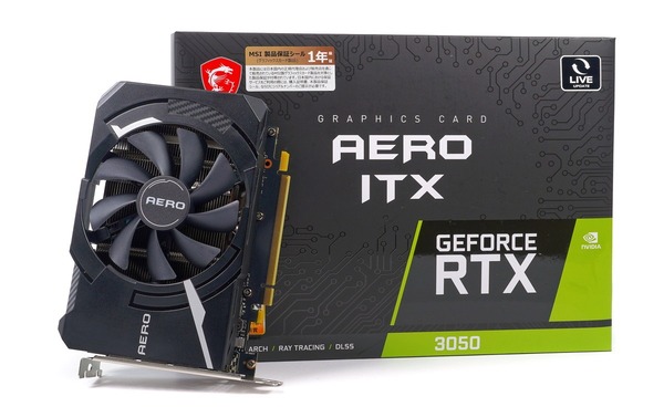MSI GeForce RTX 3050 AERO ITX 8G