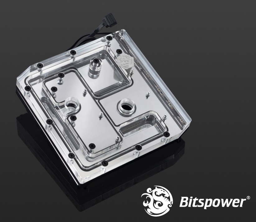Bitspower MonoBlock ARM10H RGB-Nickel