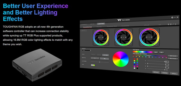 Thermaltake TOUGHFAN 12 RGB_TT RGB Plus