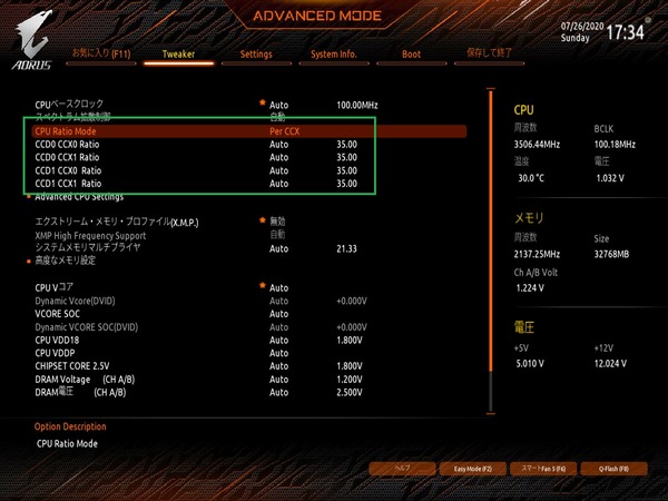 GIGABYTE B550M AORUS PRO_BIOS_OC_3