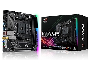 ASUS ROG STRIX B450-I GAMING　Mini-ITXマザーボード