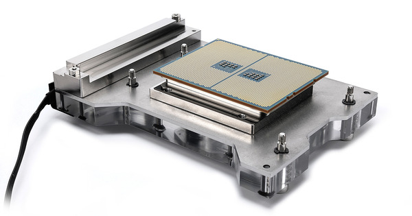 EK-FB ASUS ROG ZE RGB Monoblock - Nickel