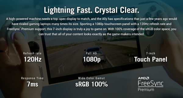 ASUS ROG Ally_display