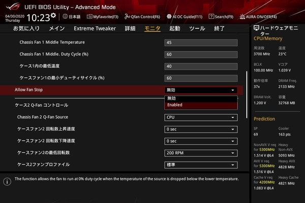 ASUS ROG MAXIMUS XII EXTREME_BIOS_Fan_3