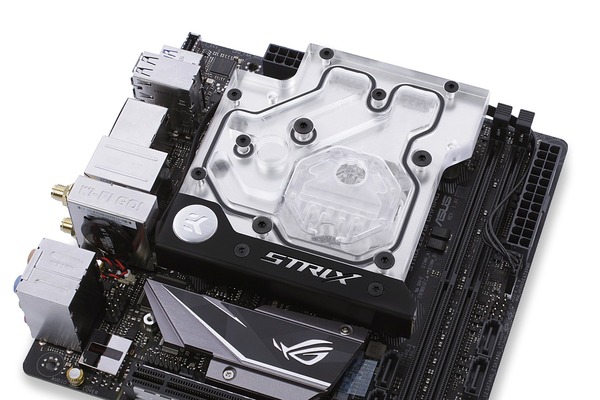 EK-FB ASUS Z370I Strix RGB Monoblock - Nickel (5)