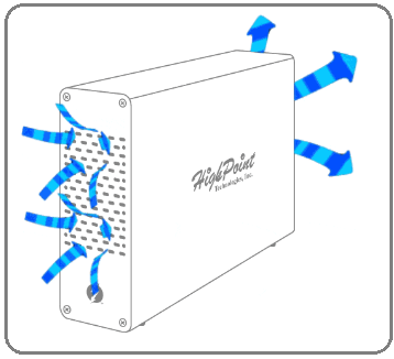HighPoint RocketStor 6661A-NVMe_fan