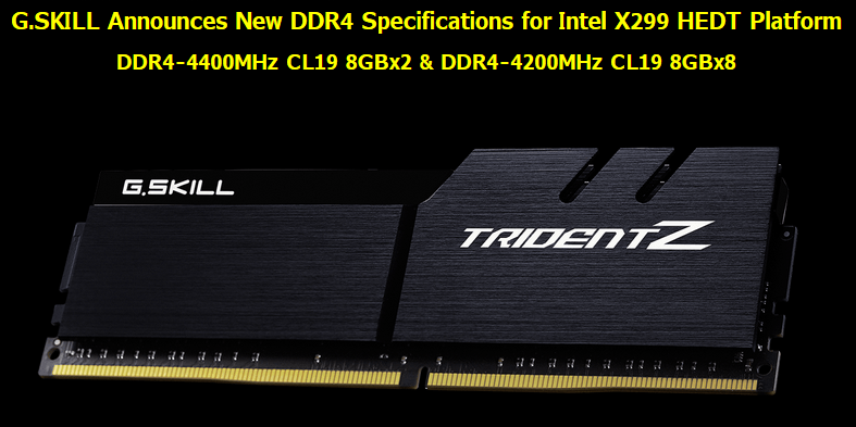 G.Skill Trident Z F4-4400C19D-16GTZKK