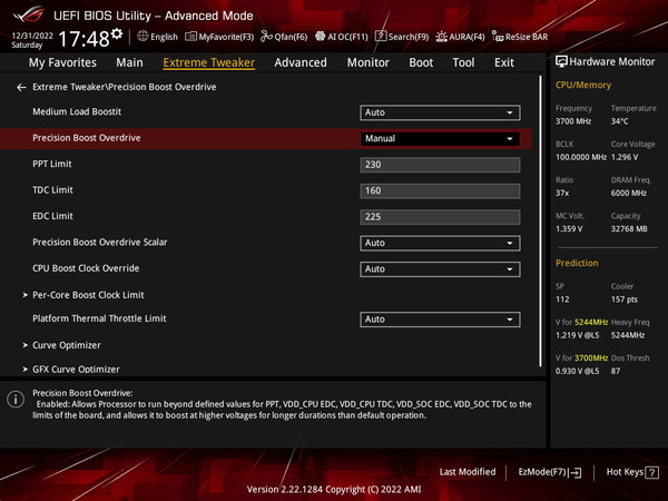 AMD Ryzen 9 7900_PL-230W_BIOS