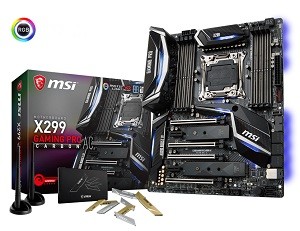 MSI X299 GAMING PRO CARBON AC マザーボード [Intel X299 チップセット搭載 LGA 2066 ソケット] MB3933